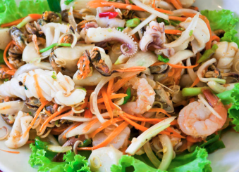 Salade asiatique de chou aux crevettes Recette BodySano